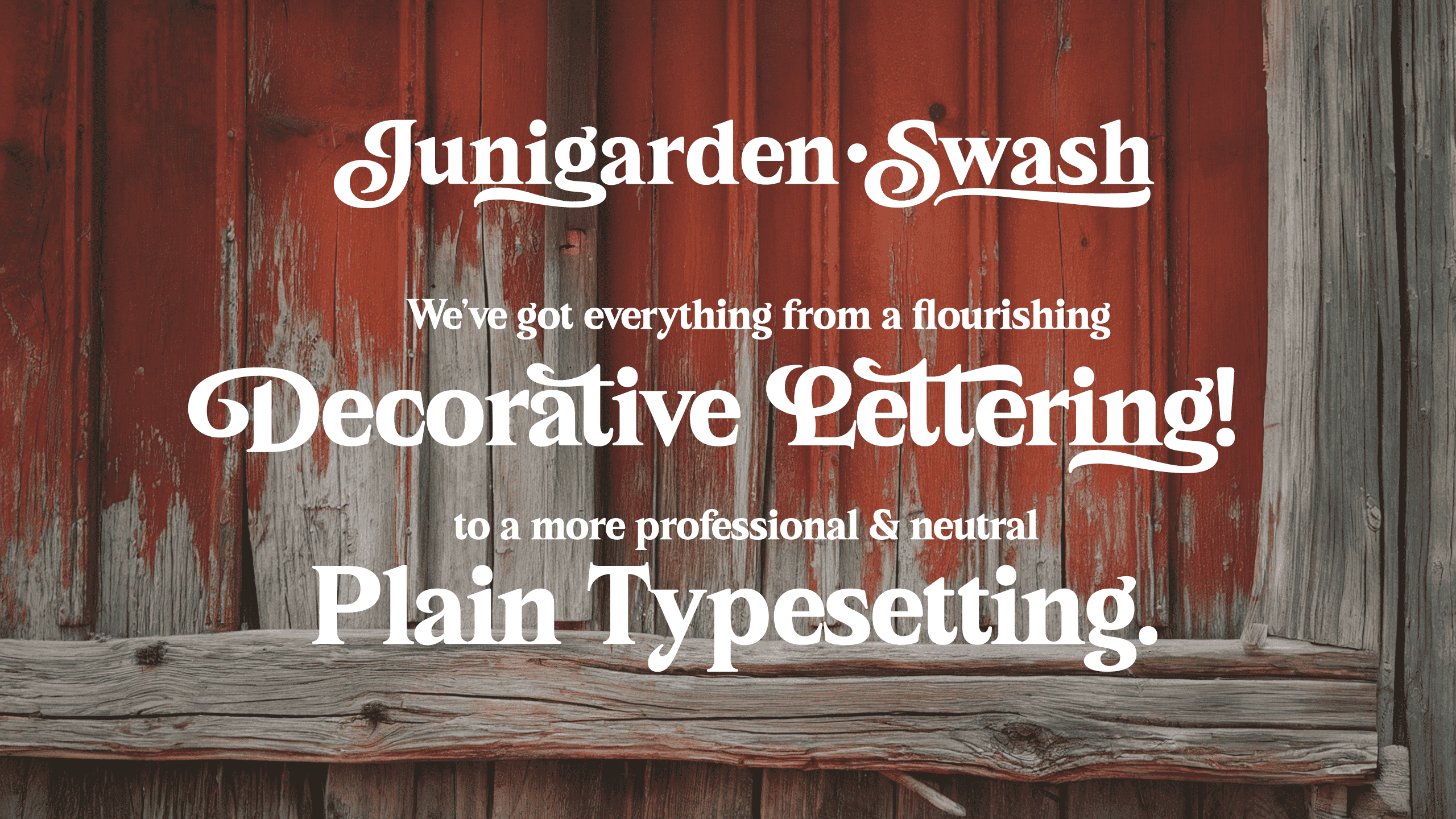 Junigarden Serif PERSONAL USE