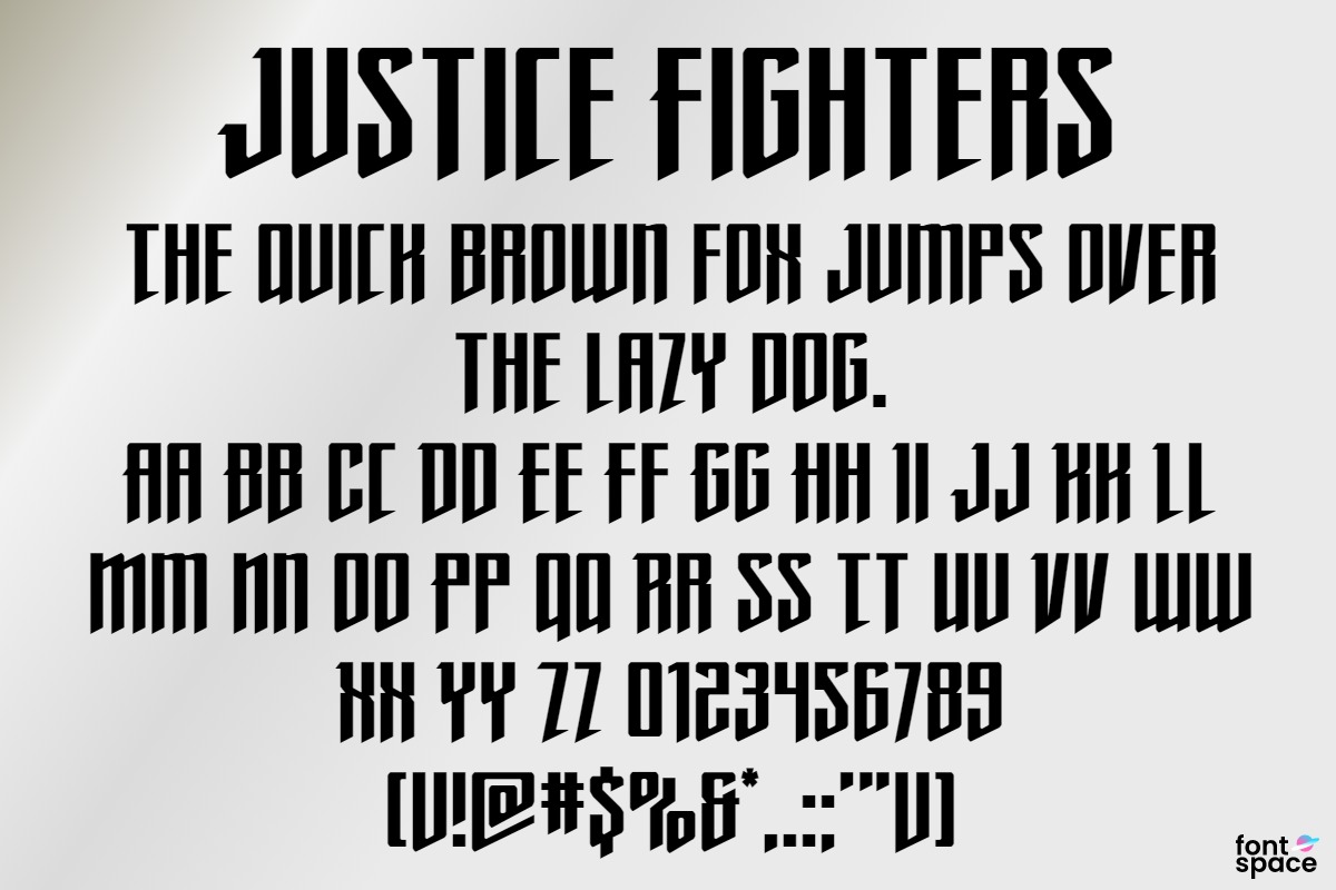 Justice Fighters Italic