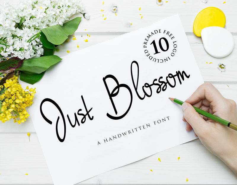 Just Blossom typewriter