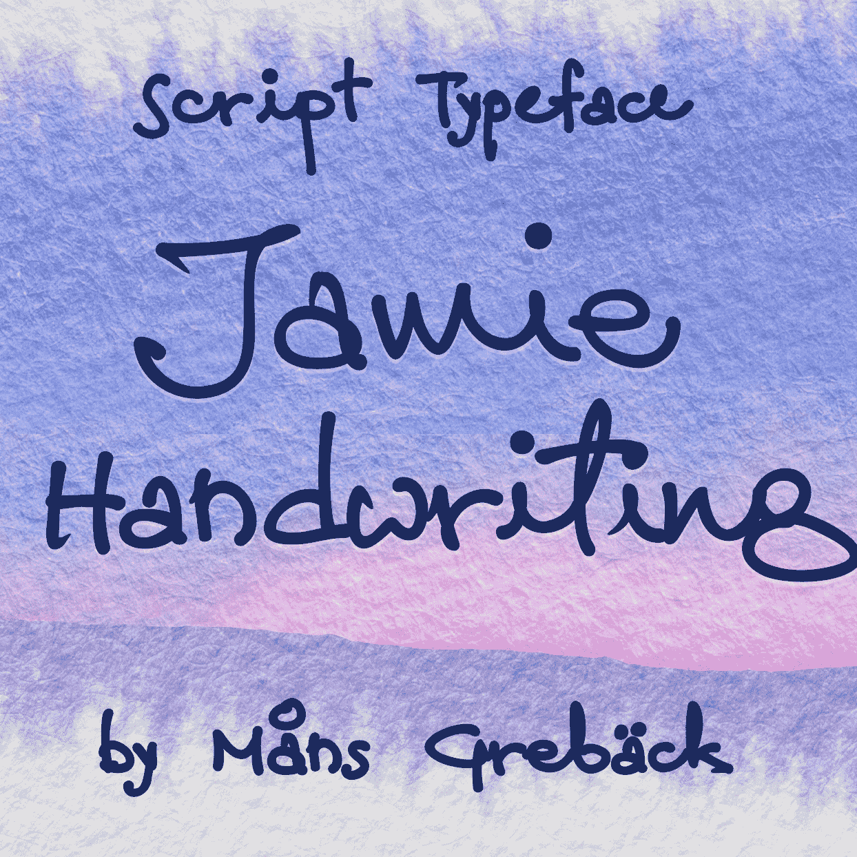 Jamie Handwriting PERSONAL USE