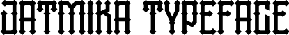 jatmika typeface