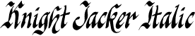 Knight Jacker Italic