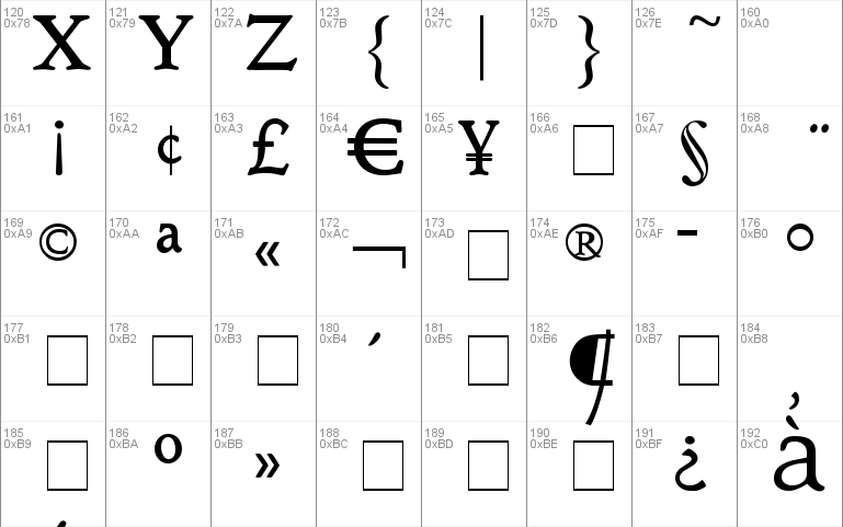 KL1 Monocase Serif