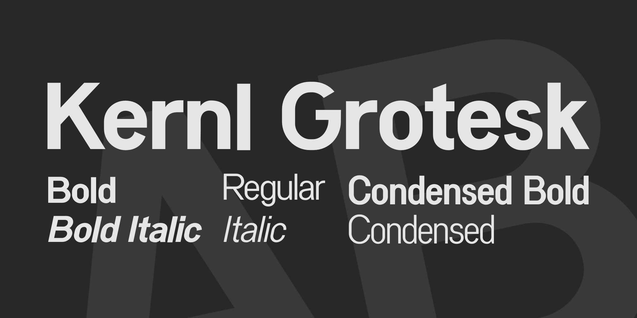 Kernl Grotesk