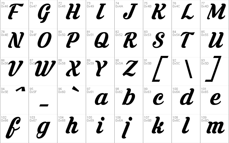 Krinkes Windows font - free for Personal