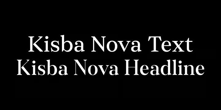 Kisba Nova Headline Test Black