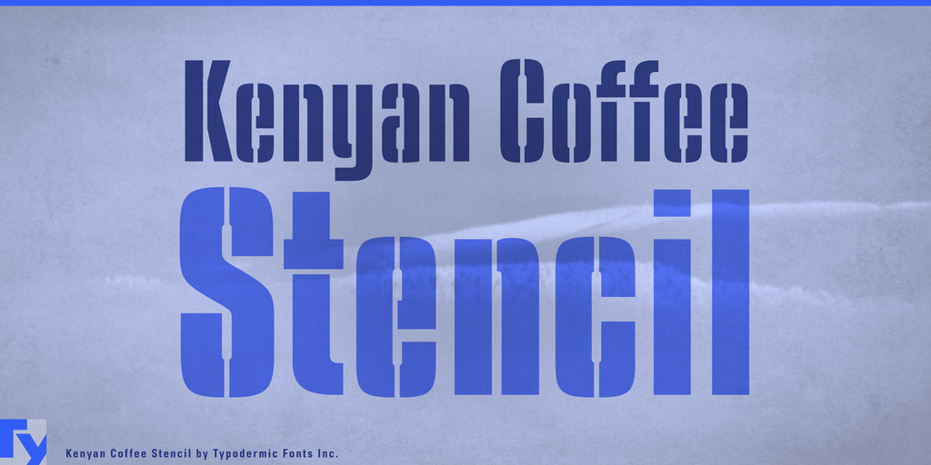 Kenyan Coffee Stencil