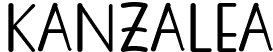 KANZALEA sans serif