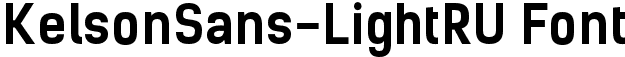 KelsonSans-LightRU Font