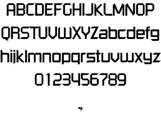 KRO Lettertype 1981