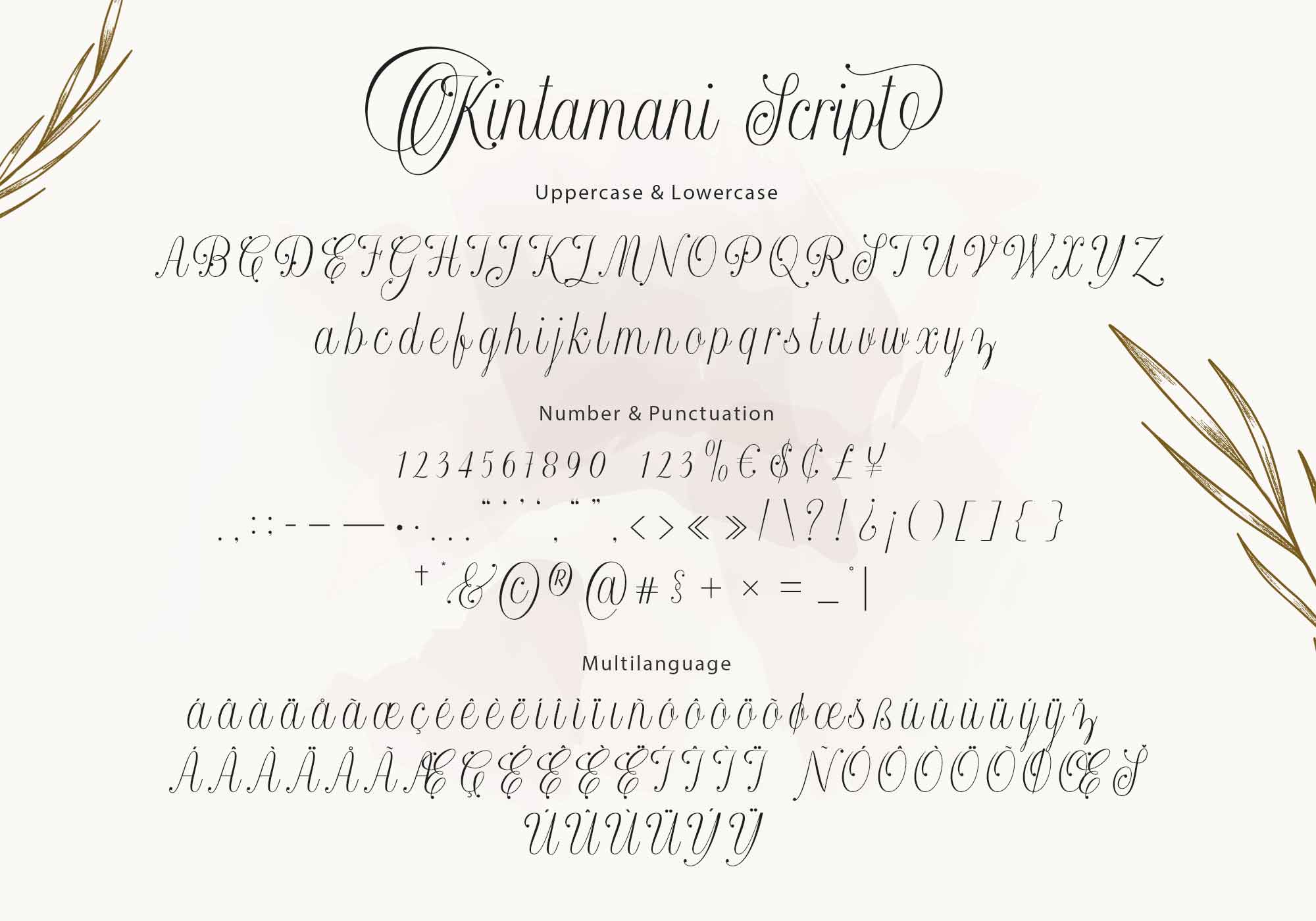 Kintamani Script Free