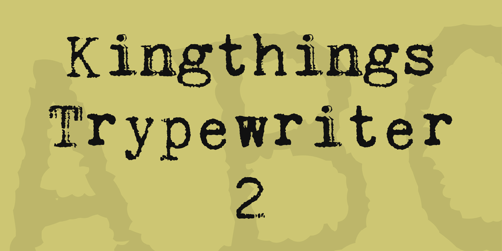 Kingthings Trypewriter 2