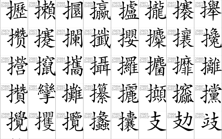 kaiti chinese font free download