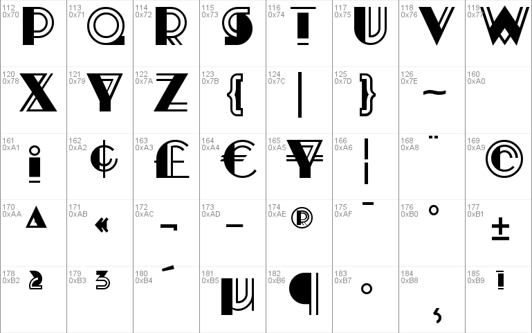 Konstrukto-Deco Font
