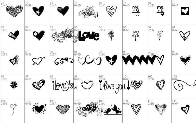 KG Heart Doodles