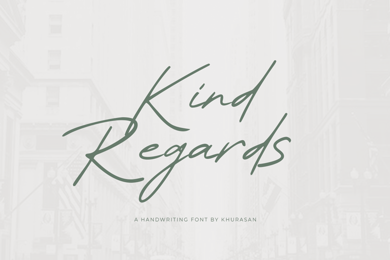 Kind Regards