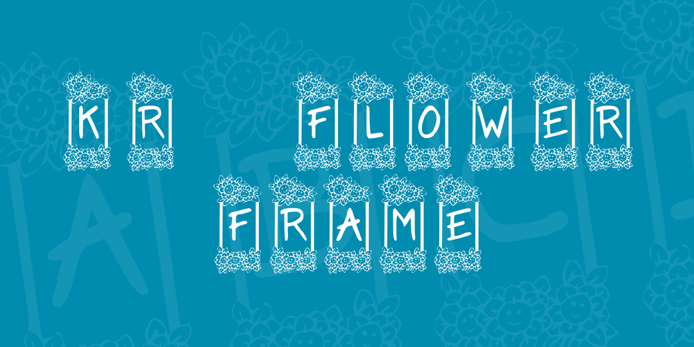 KR Flower Frame