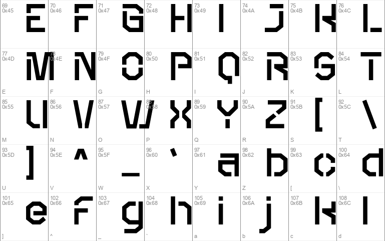 KRYPTON Windows font - free for Personal