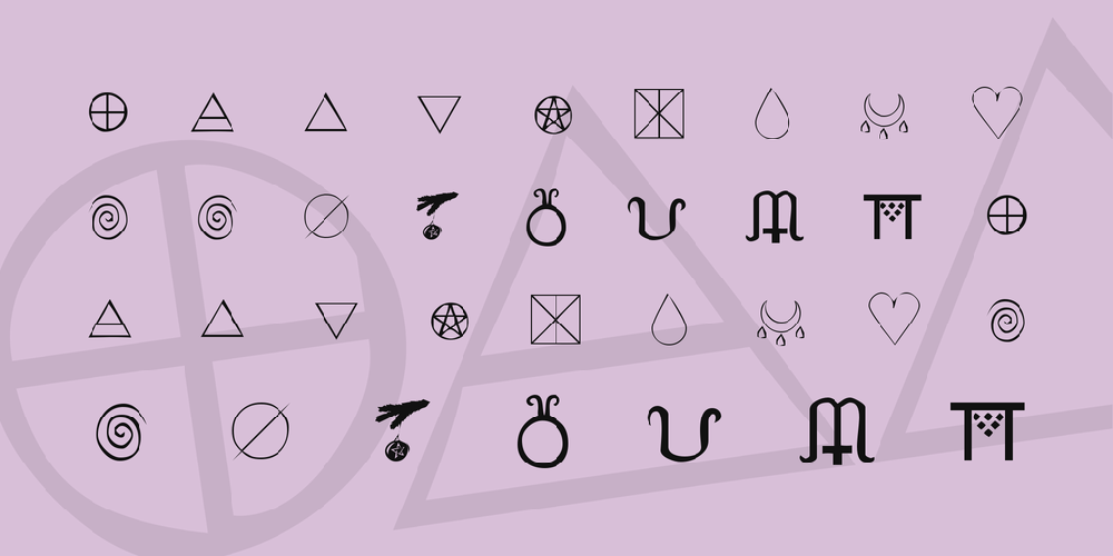 KR Wiccan Symbols