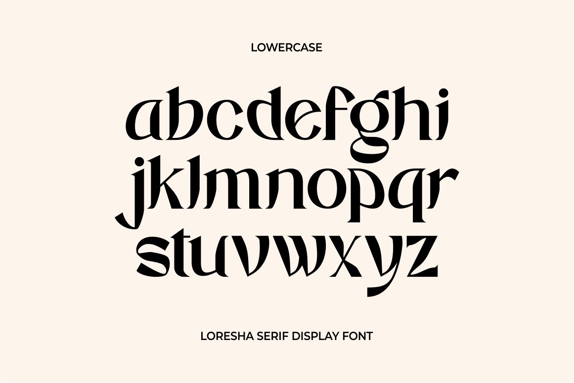 Loresha Serif Display