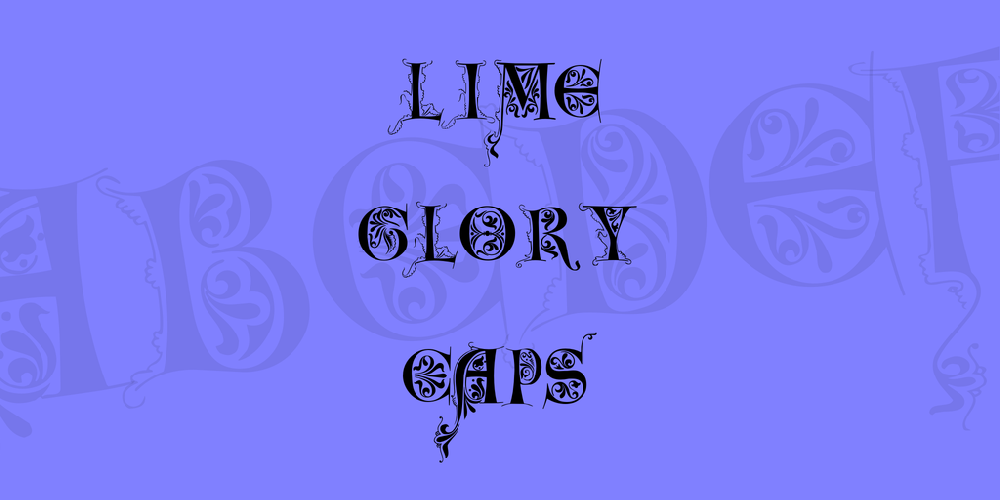 Lime Glory Caps