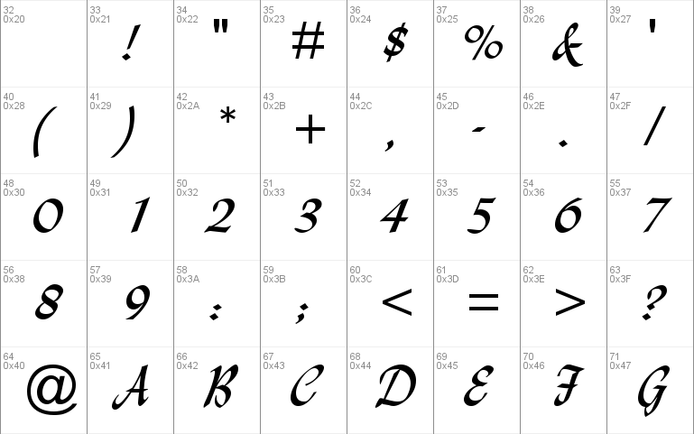 Lydian Cursive MT