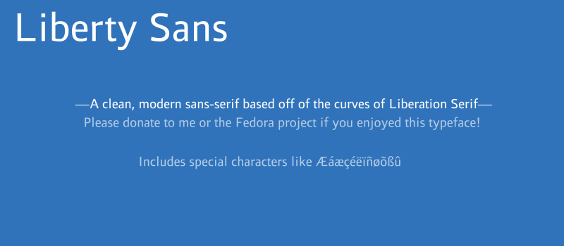 Liberty Sans