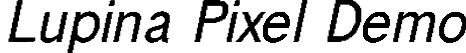Lupina Pixel Demo