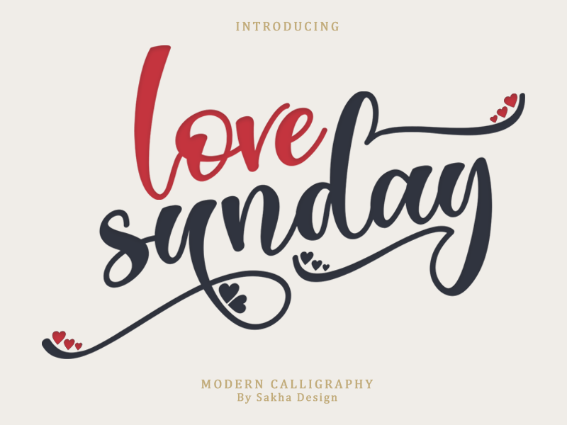Love Sunday - Personal Use
