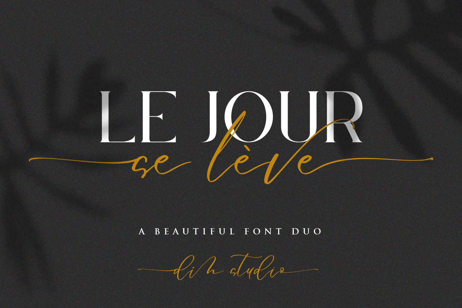 La font. Le jour шрифт. Duo logo. La Luxes Serif text.