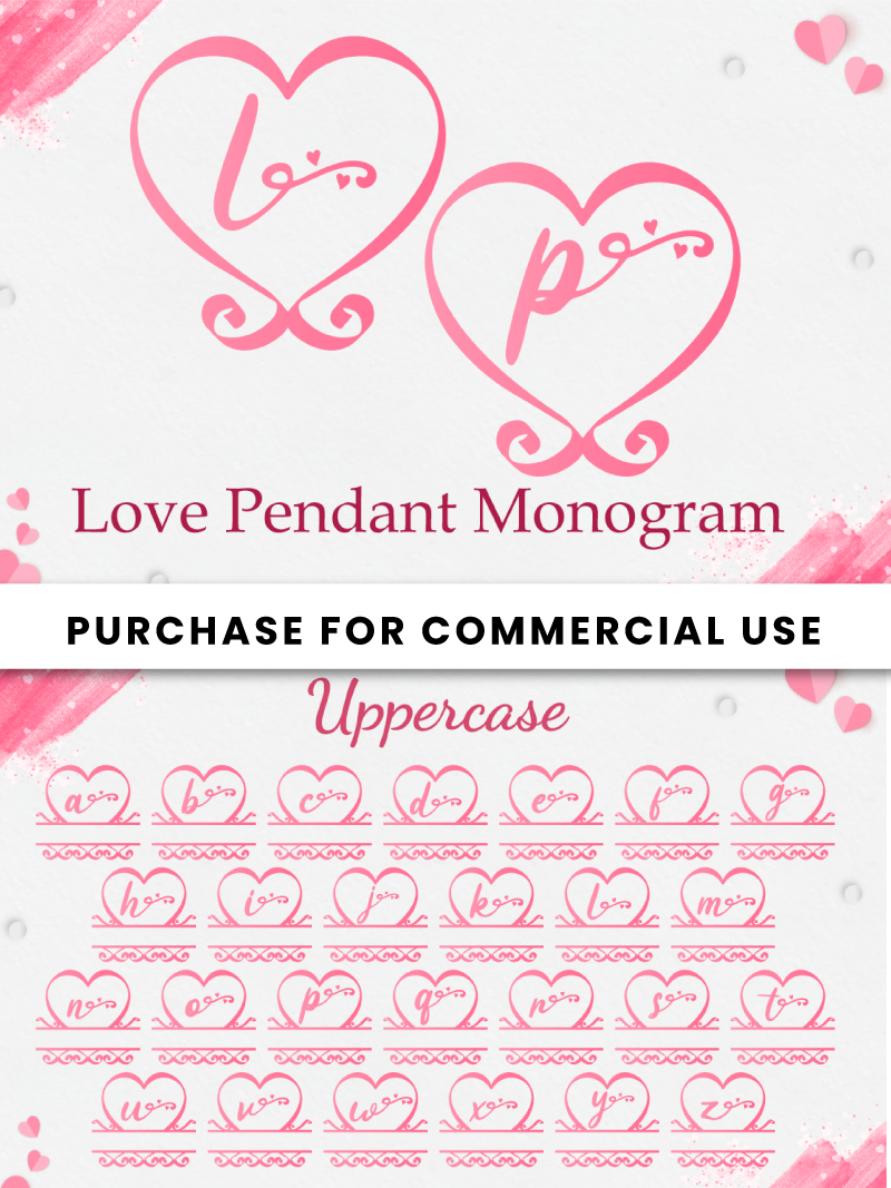 Love Pendant Monogram