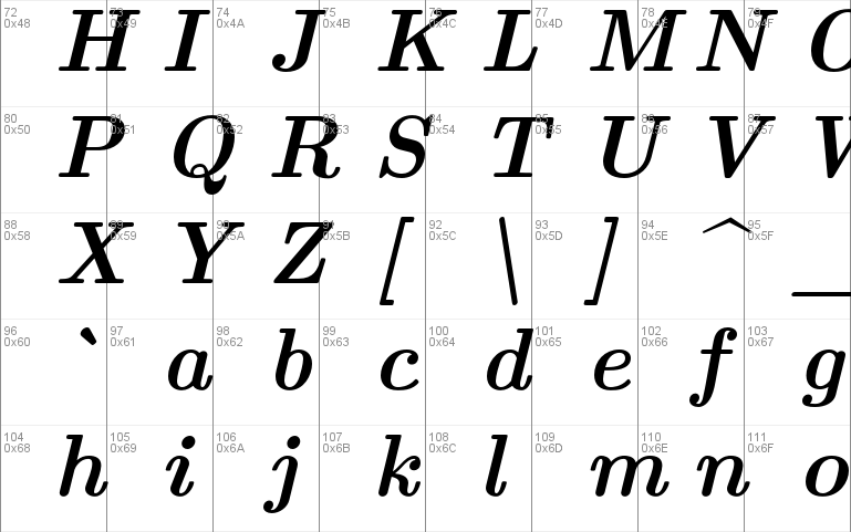latin modern roman font microsoft word