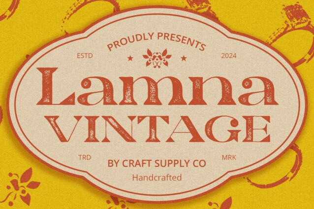 Lamna Vintage Demo Stamp