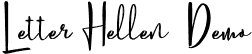 Letter Hellen  Demo