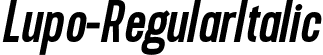 Lupo-RegularItalic