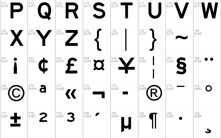 Lane D Font