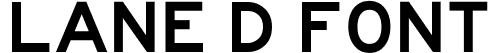 Lane D Font