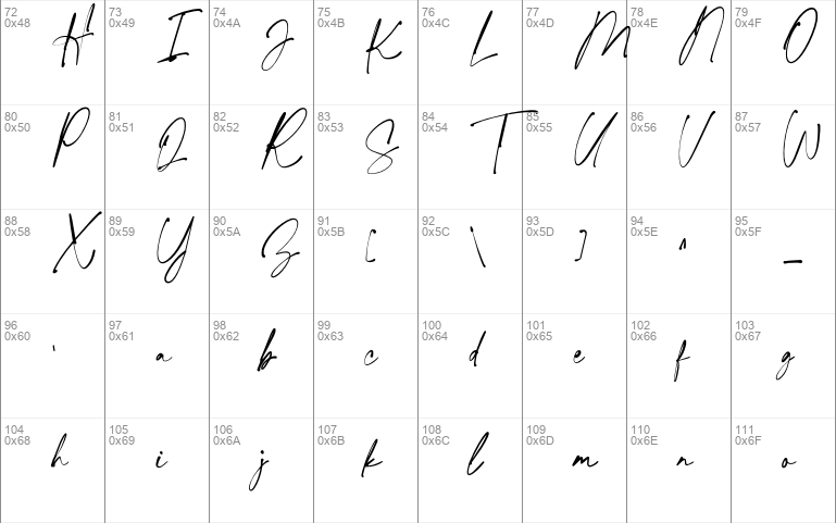 ligatures-script