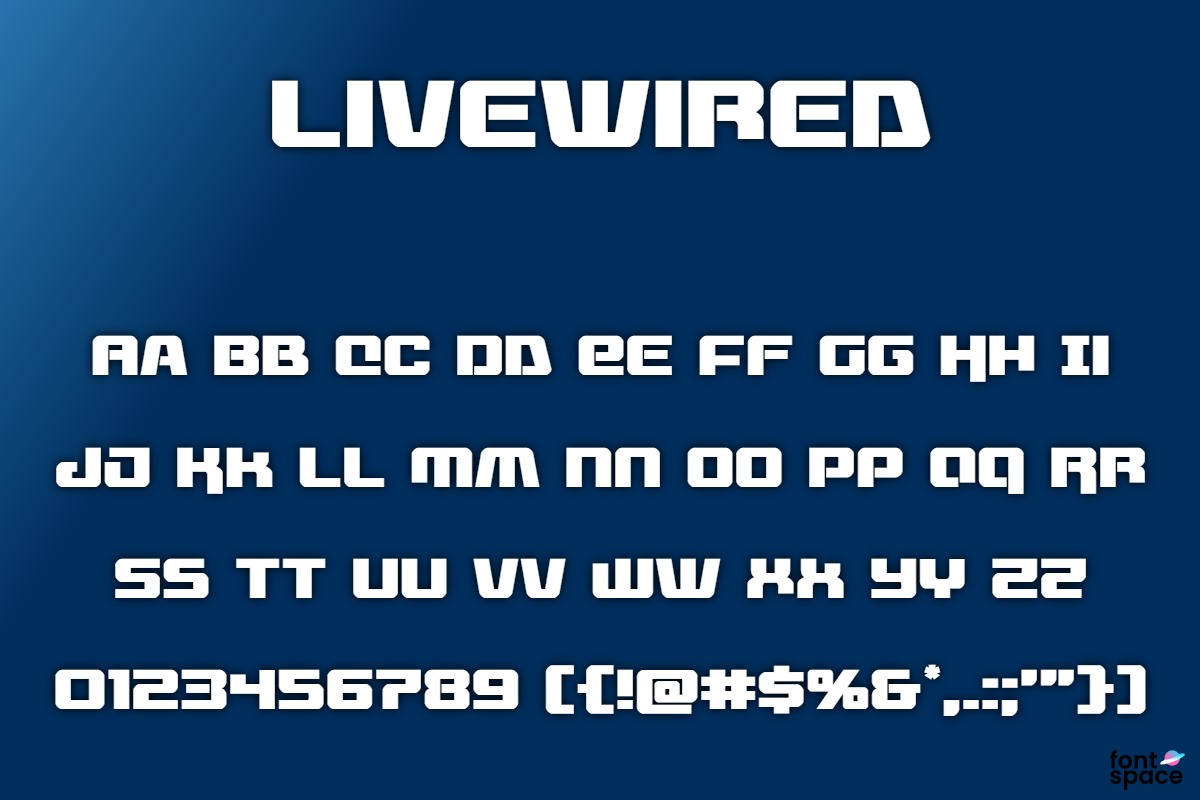 Livewired Outline Italic