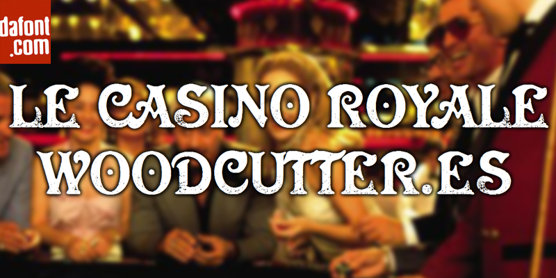 casino royale free font