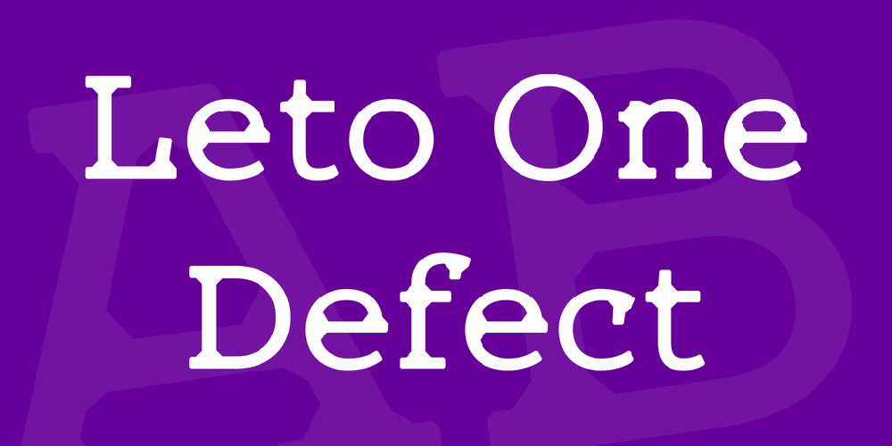 Leto One Defect