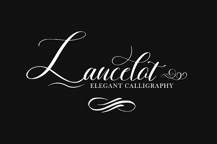 Lancelot calligraphy