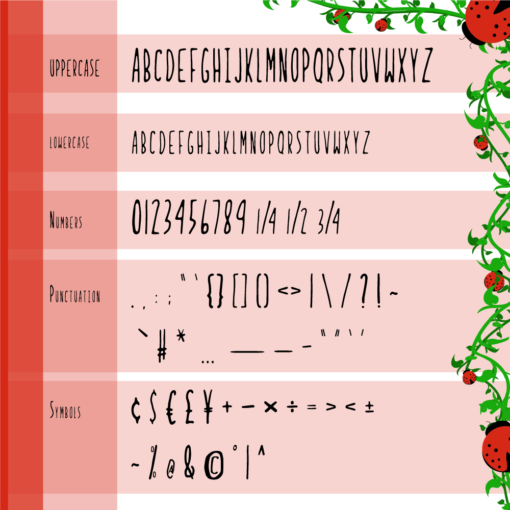 Ladybug-Regular Font