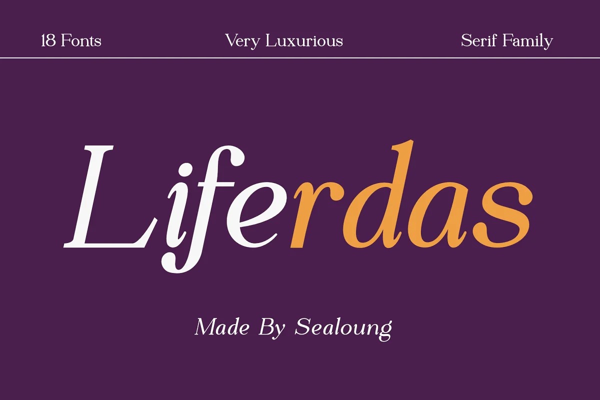 Liferdas Extra Light Italic