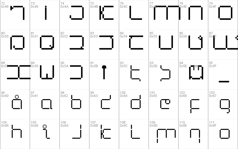 Lupanesque square Font