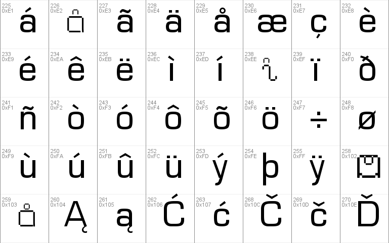 Lupanesque square Font