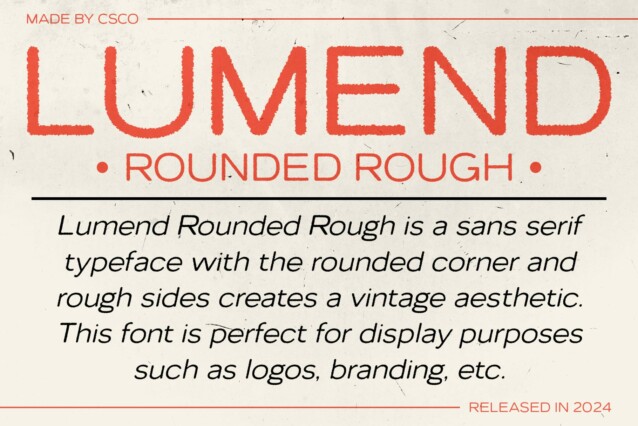 Lumend Rounded Rough Demo