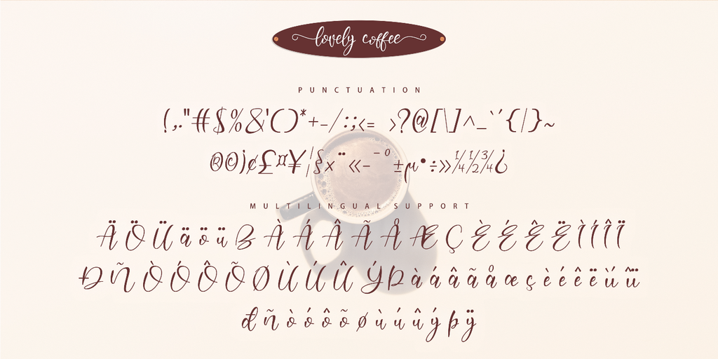 Lovely Coffee Font Free For Personal