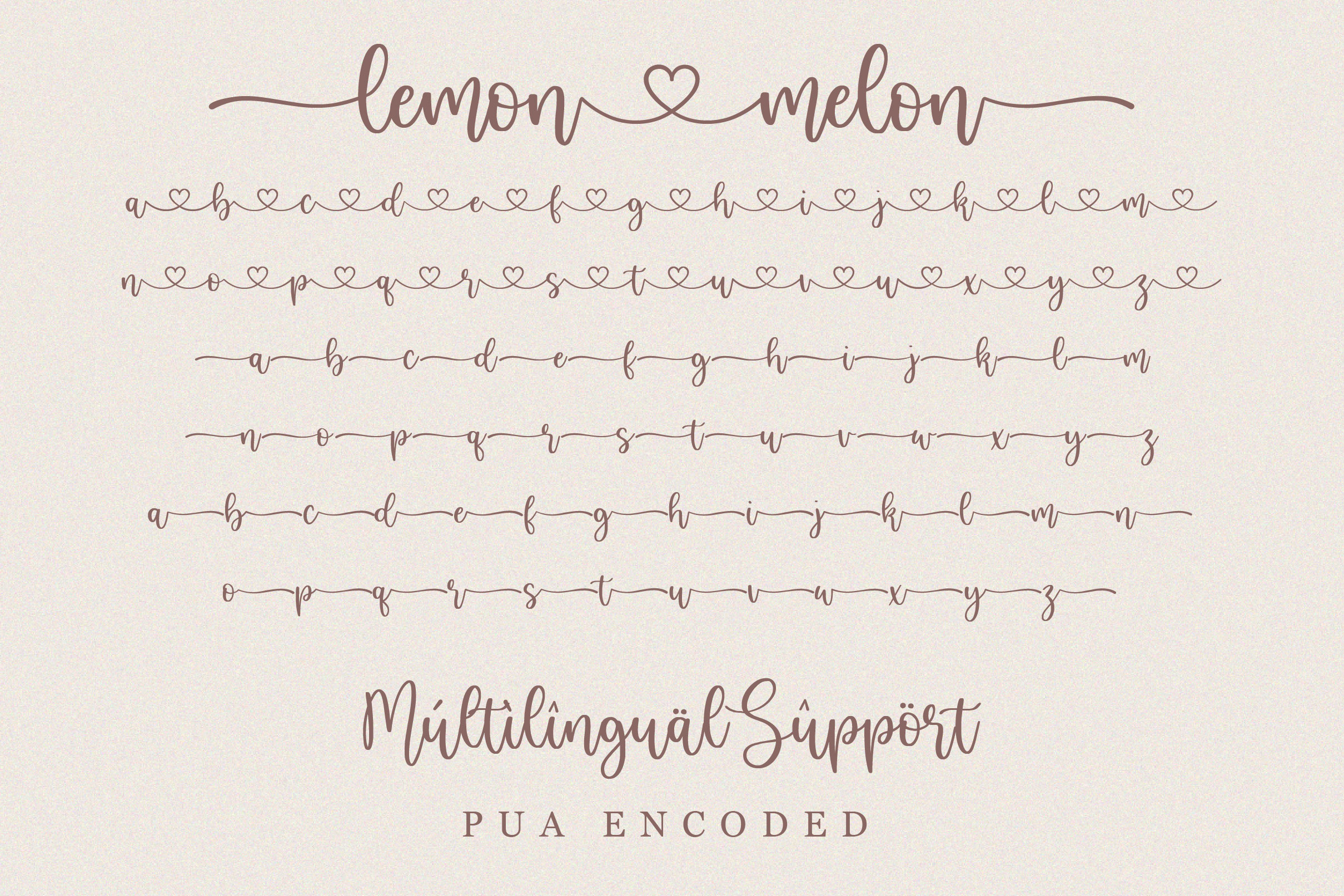 Lemon Melon Script Font