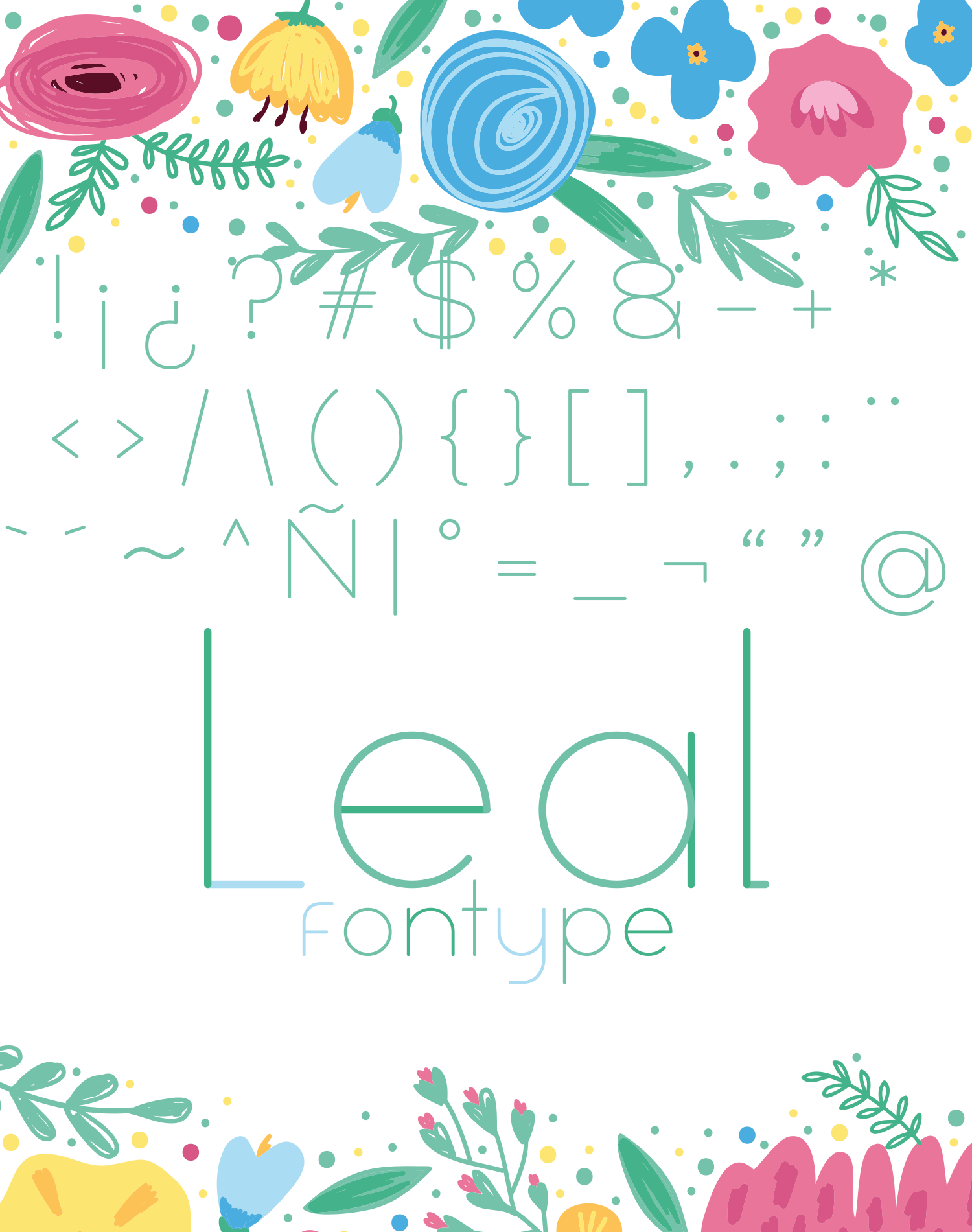 Leal Thin Italic Font